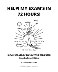 72-Hour (Morning+Night) Exam Cram Blueprint