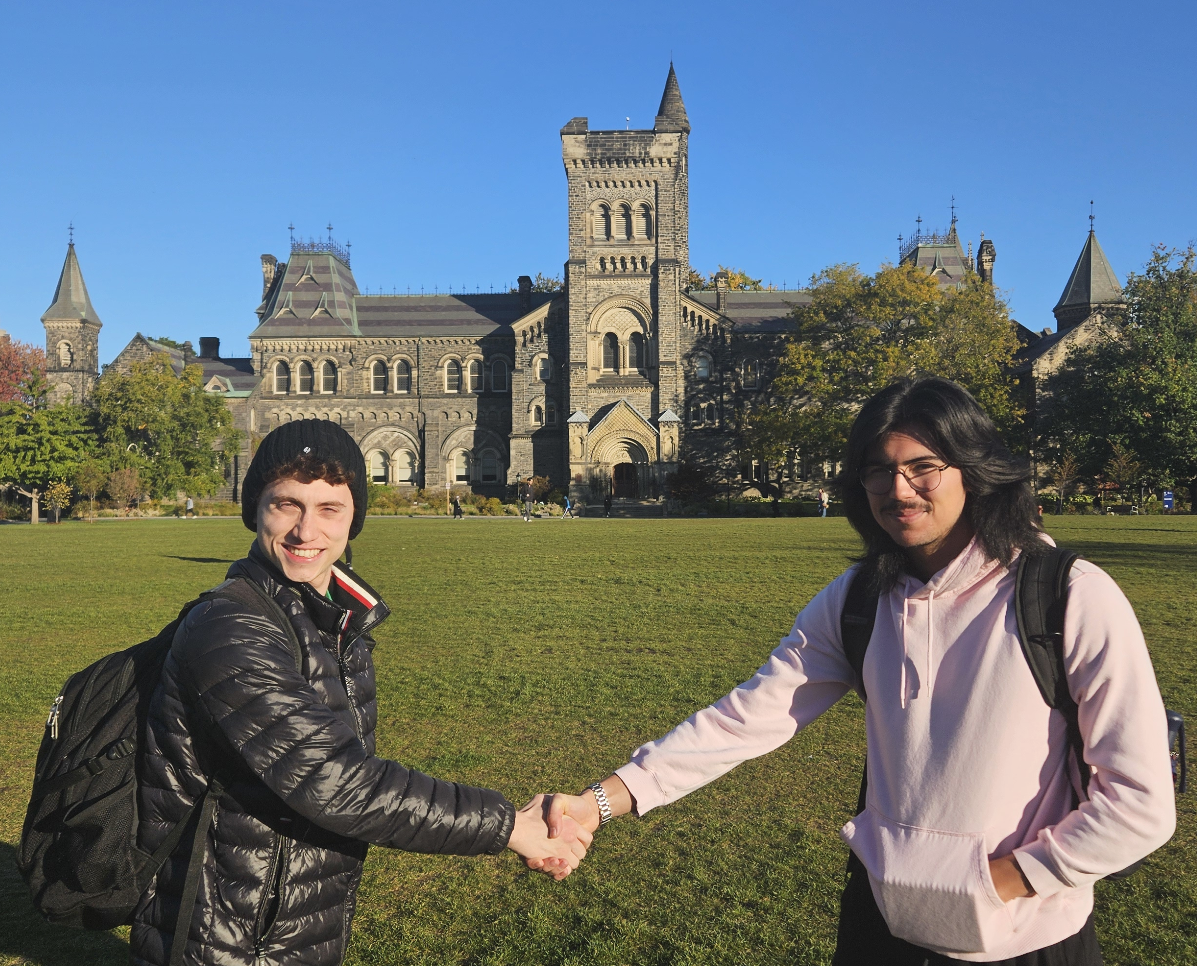 Nick & Jad Shaking Hands